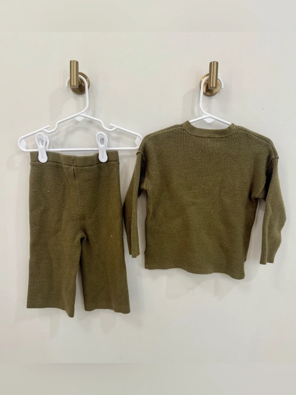 Modern Moments Henley Sweater and Wide-Leg Pant Set